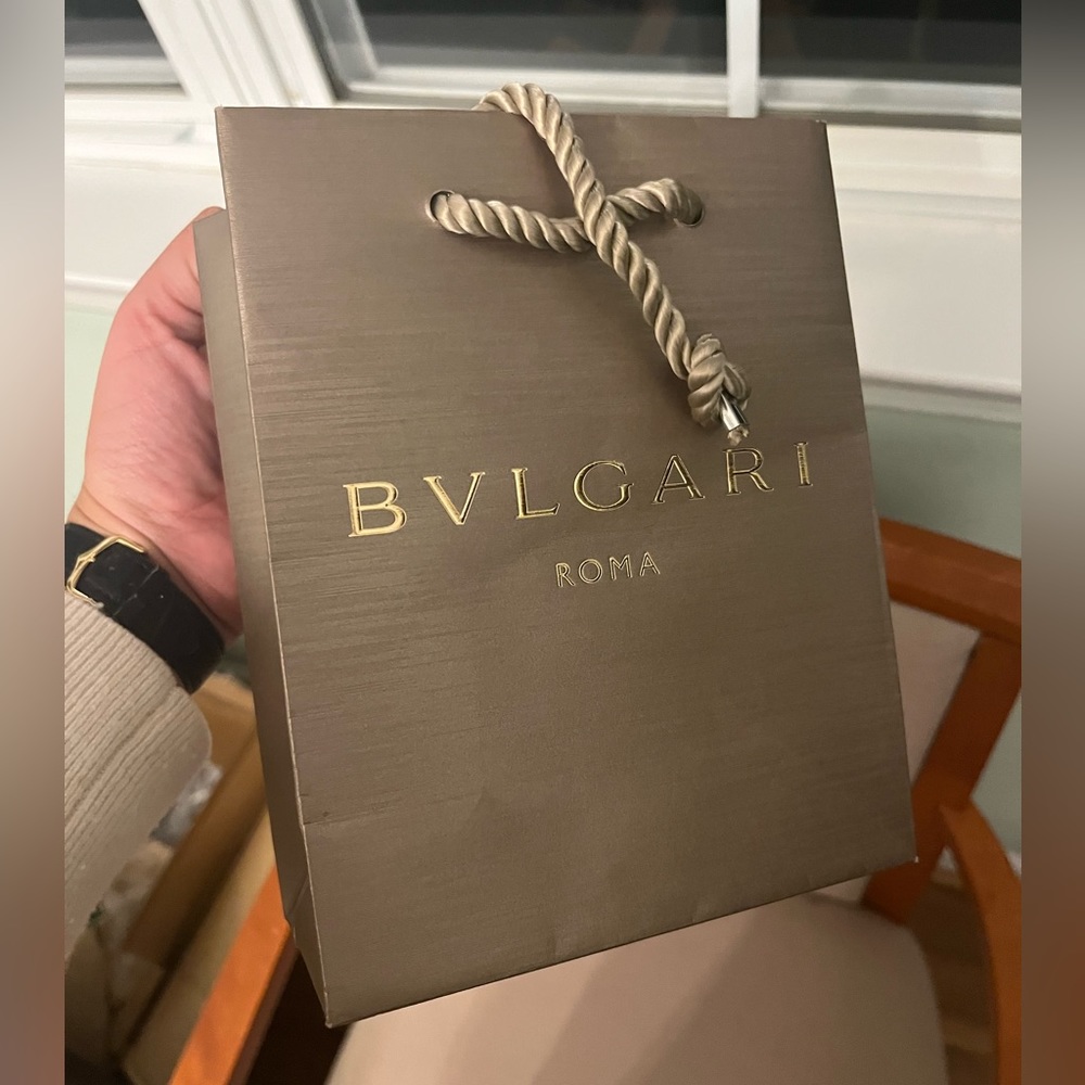 ***BVLGARI*** Genuine NWT Shopping Bag - Picture 2 of 5